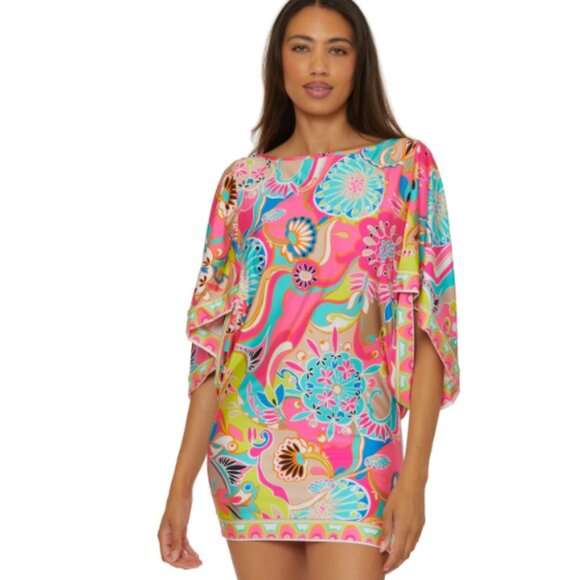 Other - Trina Turk Women's Venus Casablanca Swim Tunic Dress Cover-up Multi Size L  7739
